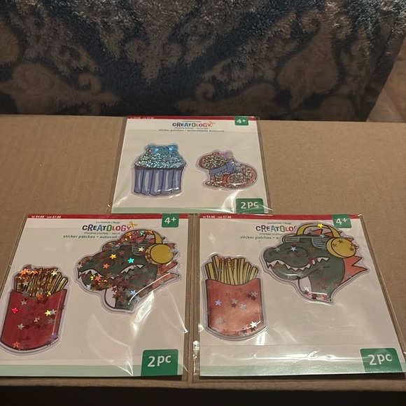 Brand New Sticker Patches 3 Pack 6 Total Stickers - Picture 1 of 3
